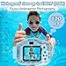Agoigo Kids Waterproof Camera Children Underwater HD Video Digital Camcorder Portable Travel Toy for Toddler Ideal Christmas Birthday Gifts for Boys Girls Age 312 with 32GB Card Blue - Image 3
