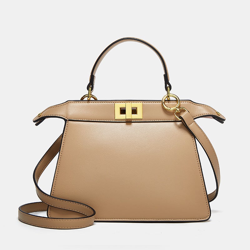 2023 New Women'S Bag Fashion Simple Solid Color Kelly Handbag Shoulder Crossbody Bag Elegant Women'S Organ Bag - Image 1