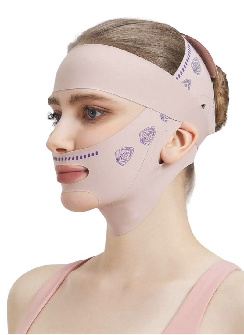 Generic Post Surgery Neck and Chin Compression Wrap Bandage, Face Slimmer,  - Image 1