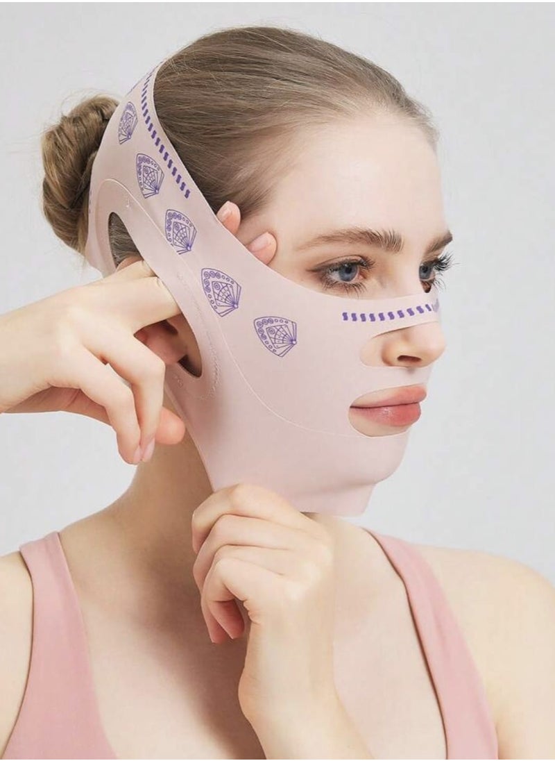 Generic Post Surgery Neck and Chin Compression Wrap Bandage, Face Slimmer,  - Image 5