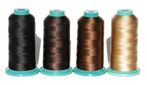 Ms Fenda 1800 Yard Elastic Nylon Sewing Thread for Wig Makers (Black) - Image 3