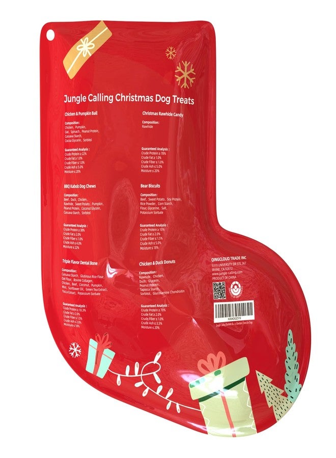 Jungle Calling Christmas Dog Treats, Holiday Chews Variety Pack 20+ Count, Holiday Stocking Xmas Treats for Dogs - Image 2