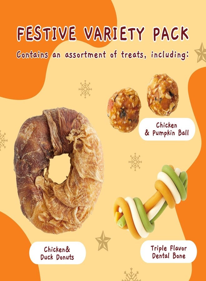 Jungle Calling Christmas Dog Treats, Holiday Chews Variety Pack 20+ Count, Holiday Stocking Xmas Treats for Dogs - Image 4