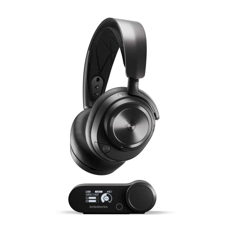 SteelSeries Arctis Nova Pro Wireless Xbox Multi-System Gaming Headset - Premium Hi-Fi Drivers - Active Noise Cancellation Infinity Power System - Stealth Mic - Xbox, PC, PS5, PS4, Switch, Mobile - Image 1