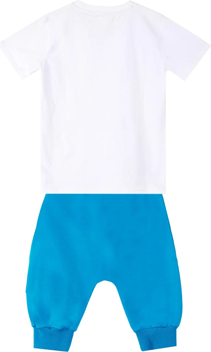 Denokids Monster Truck Boy T-Shirt Capri Shorts Set
