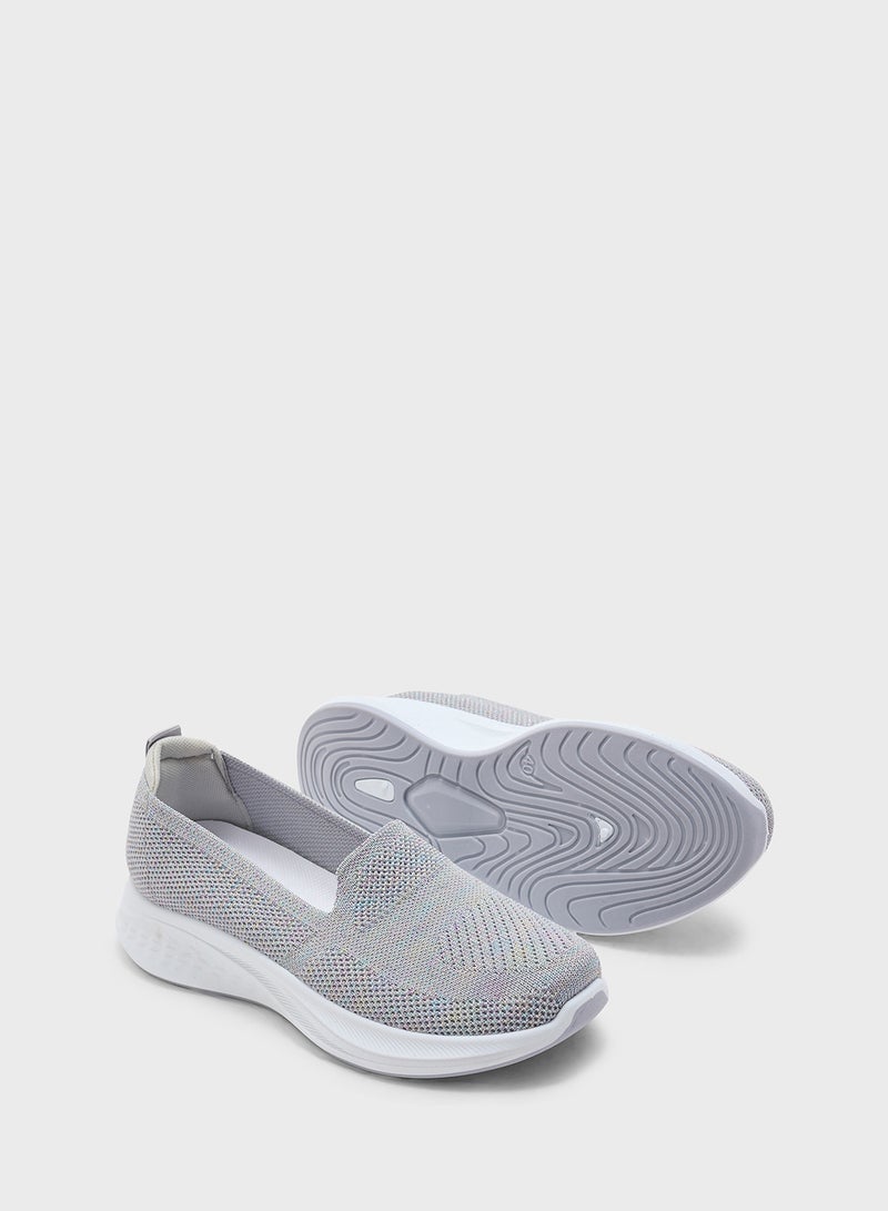 Ginger Breathable Knit Comfort Slip On Shoe  - Image 3