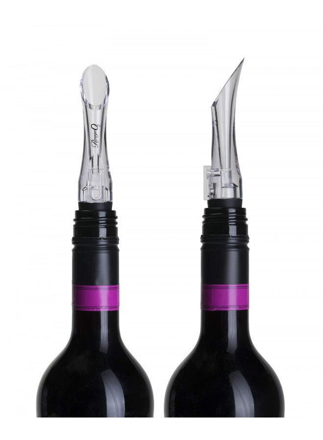 Cork Pops Nicholas VinOair Wine Aerator, Black, 6 Inch - Image 1