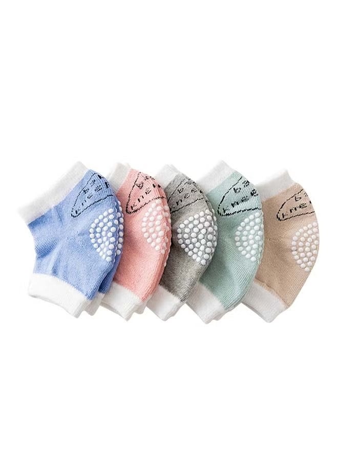 ORITi 5-Pairs Of Baby's Breathable Anti-Fall Crawling Knee Pads Set - Image 1