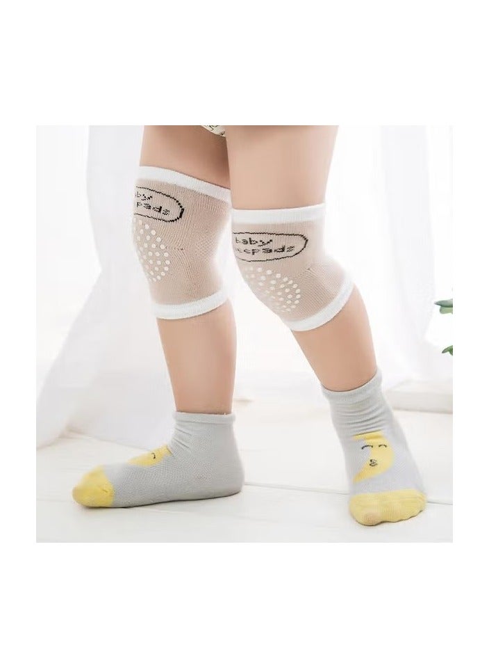 ORITi 5-Pairs Of Baby's Breathable Anti-Fall Crawling Knee Pads Set - Image 3