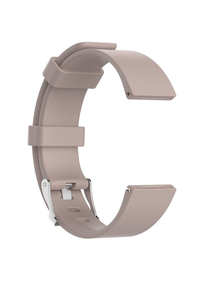 NIBEMINENT Replacement Watch Strap For Fitbit Versa 20centimeter Beige  - Image 2