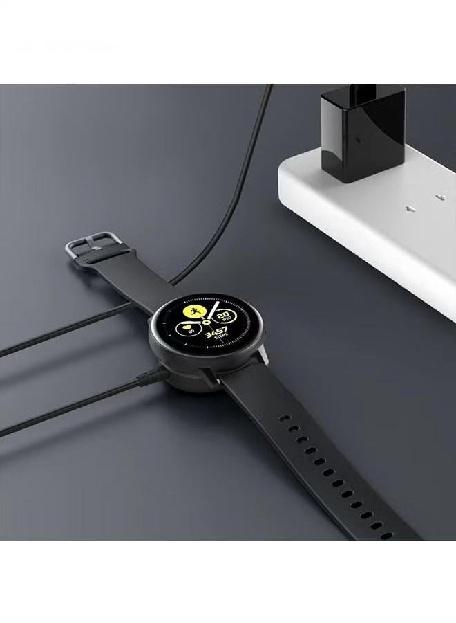 شاحن ساعة ذكية، متوافق مع Samsung Galaxy Watch 4/3/Active 2/Active Charger، كابل شحن USB بديل لـ Samsung Galaxy Watch 4/Galaxy Watch 3 - Image 4