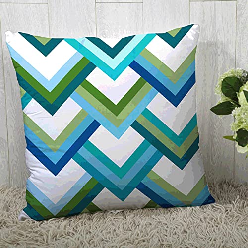 AMAZE ATTIRES | Decorative Printed Cotton Satin Square Cushion Cover Set Of 2 Throw Pillow Covers/Cases For Couch Sofa Home (20 X 20 Inch Or 50Cm X50Cm) Atcu143, Multicolor - Image 4