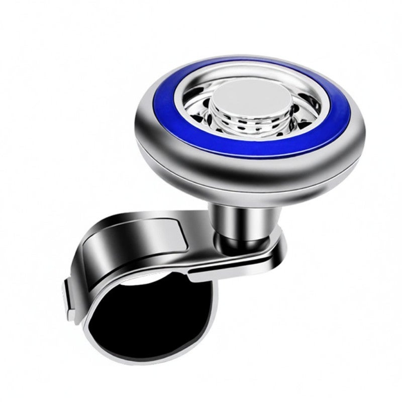 Steering Wheel Knob: 24mm-42mm Fit, ABS Material For Durability, Soft Silicone Non-Slip Grip, 360-Degree Rotation - Enhance One-Hand Driving Control, Flexible Maneuverability For Parking Reversing Tur - Image 1