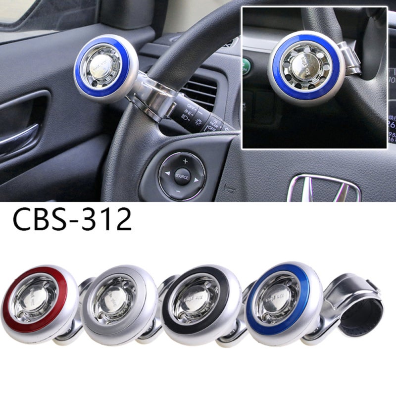 Steering Wheel Knob: 24mm-42mm Fit, ABS Material For Durability, Soft Silicone Non-Slip Grip, 360-Degree Rotation - Enhance One-Hand Driving Control, Flexible Maneuverability For Parking Reversing Tur - Image 4