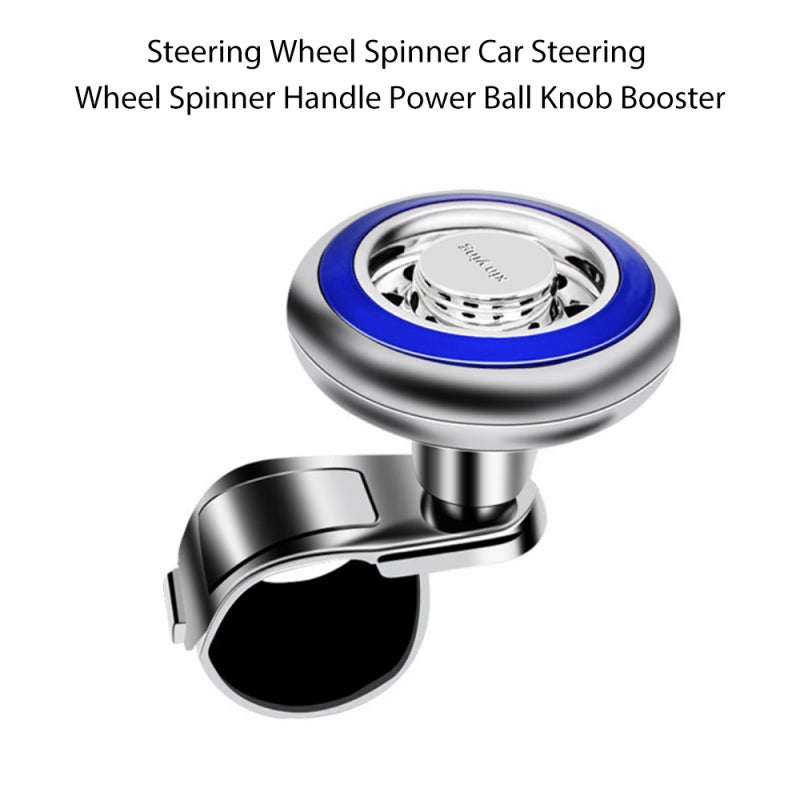 Steering Wheel Knob: 24mm-42mm Fit, ABS Material For Durability, Soft Silicone Non-Slip Grip, 360-Degree Rotation - Enhance One-Hand Driving Control, Flexible Maneuverability For Parking Reversing Tur - Image 2