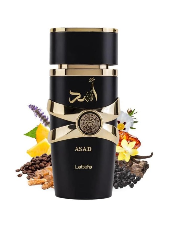 لطافة عطر اسد او دي بارفان من لطافة، 100 مل، للجنسين. - Image 4
