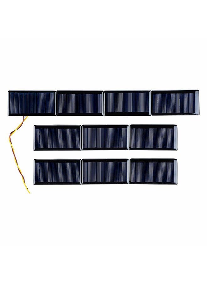 SUNYIMA 10Pcs 5V 60mA Mini Polycrystalline Solar Panels Cells 68mmx37mm/2.67"x1.45" for DIY Solar Cells Projects Toys - Image 3