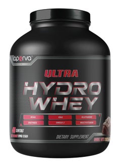 Laperva Ultra Hydro Whey Double Rich Chocolate  Unleash the Power of High Quality Hydrolyzed Whey Protein, Experience Faster Muscle Recovery, Vitamin Enhanced Formula - 3.5 lb, 40 servings