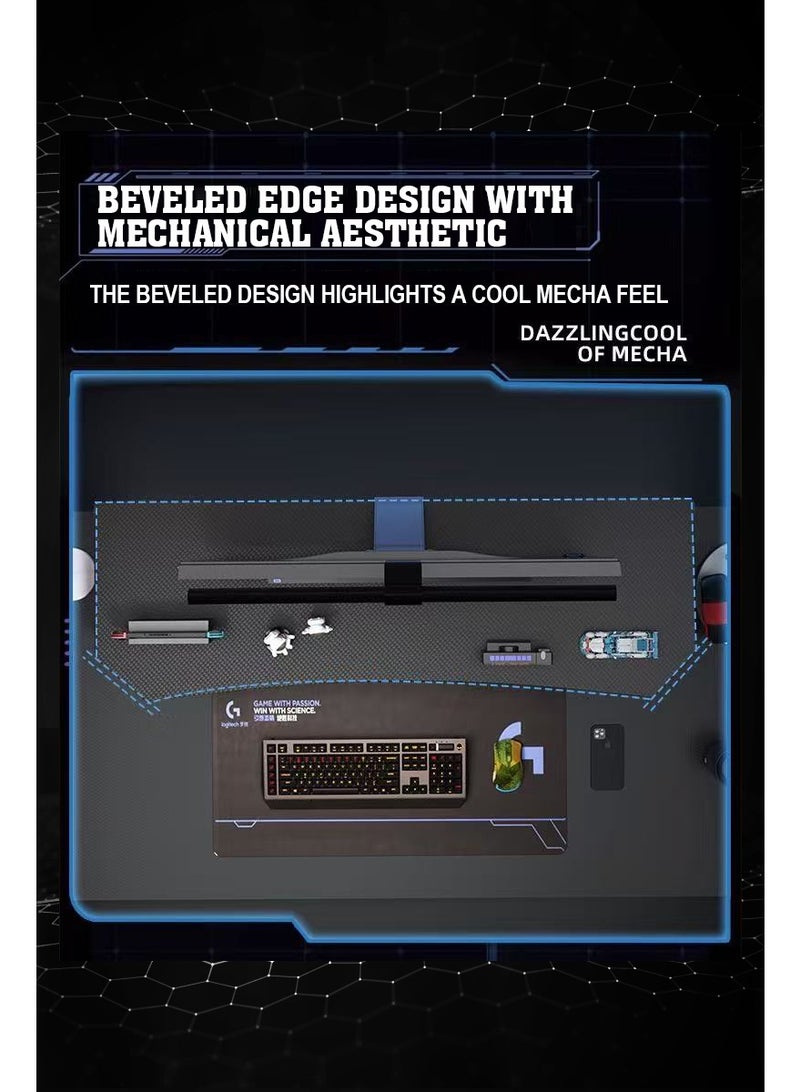 Computer Monitor Riser & Gaming Desk Organizer – Multi‑Purpose Office Desk Storage Shelf, Screen Elevating Stand for PC/Laptop, Fits 15.6–27" Monitors – Size 60×20×10 cm​ - Image 3