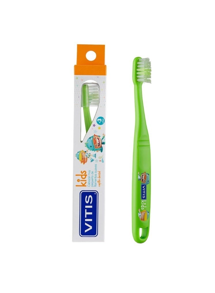 فيتيس فرشاة أسنان فيتيس للأطفال بألوان متنوعة، وحدة واحدة - Image 1