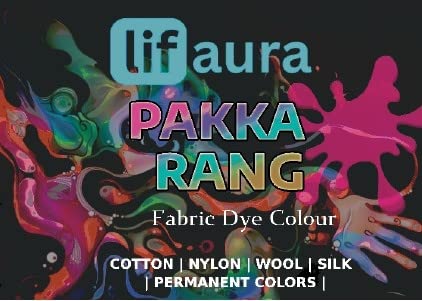 Prokart Lifaura Pakka Rang Fabric Permanent Dye Color Kit Pack of 6 Sachets 5g Each 30g Pack with 30g DyfixerShadeA001 Lemon Yellow01 Sun Orange19 Each Color 3 sachets - Image 2