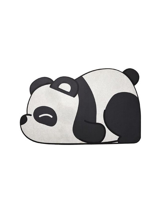 Super Absorbent Anti-Slip Cartoon Mat, For Bathroom And Bedroom, Panda Shape - Image 1