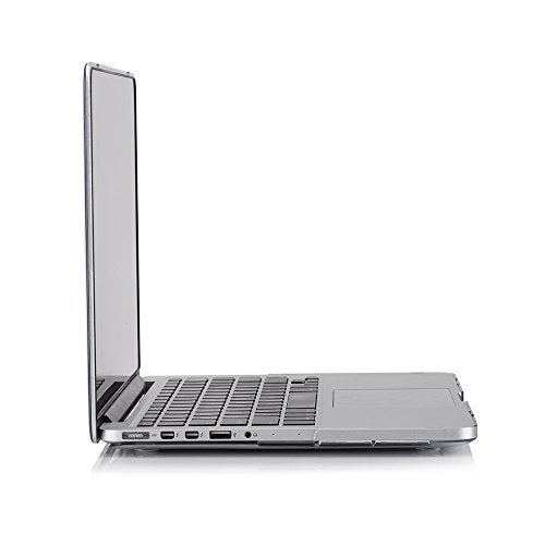 RUBAN Case For MacBook Retina Pro 15 inch A1398 (2015-2012) , Plastic Smooth Matte Hard Case Shell with TPU Keyboard Cover, Crystal Clear - Image 5