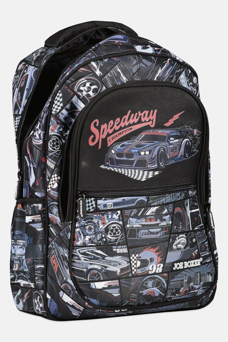 Joe Boxer Kids Boy Graphic Print Backpack, Multicolor - Image 3