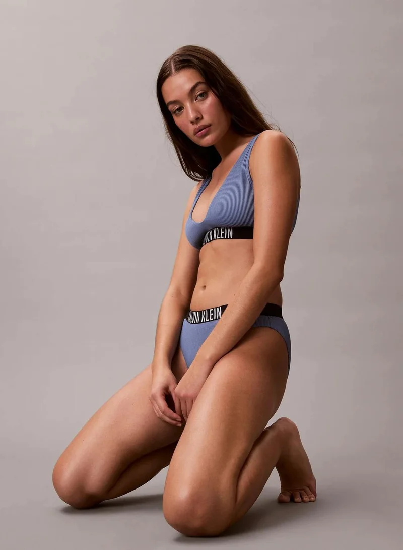 Calvin Klein Blue Tulip Bralette Bikini Top - Intense Power for Women | Best Price UAE