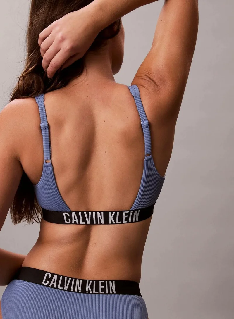 Calvin Klein Blue Tulip Bralette Bikini Top - Intense Power for Women | Best Price UAE