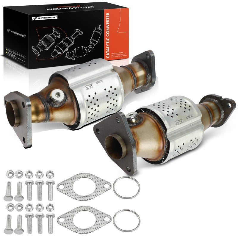 APremium Front 2PC Catalytic Converter Kit DirectFit Compatible with Nissan Frontier 20052019 Pathfinder 20052012 NV1500 NV2500 NV3500 Xterra Suzuki Equator 40L EPA Compliant