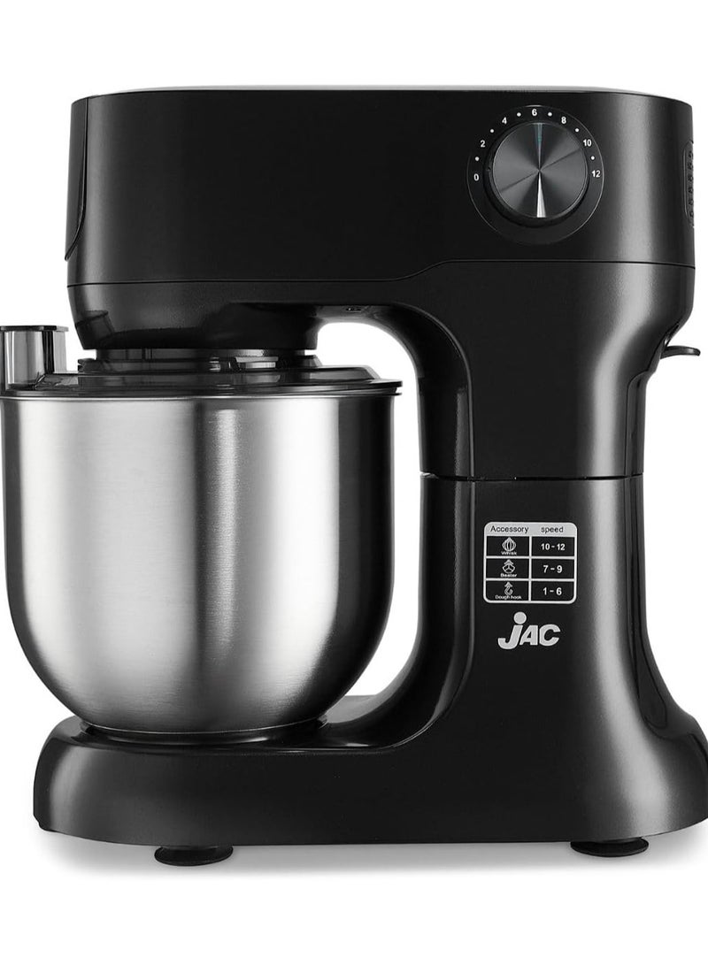 jac stand mixer 5.5 litre 1200 watt black