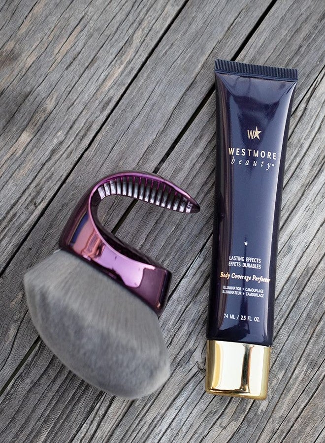 Westmore Beauty Blend & Blur Body Brush - Kabuki for Tanning, Self Tanner, Large Makeup Foundation, Body Makeup, Bronzing - Image 3