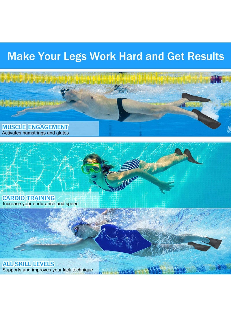 KASTWAVE Swim Fins Kids,Youth Flippers for Swimming,Training and Snorkeling Beginners, Size Suitable for Children, Girls, Boys - Image 2