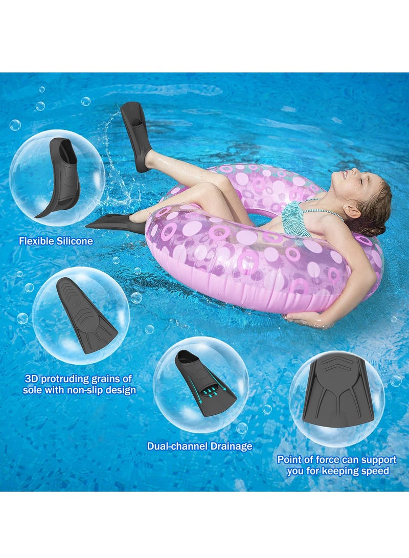 KASTWAVE Swim Fins Kids,Youth Flippers for Swimming,Training and Snorkeling Beginners, Size Suitable for Children, Girls, Boys - Image 4