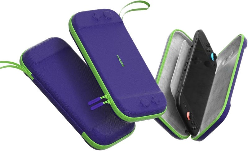 Hagibis Carrying Case for Nintendo Switch 2 2025, Storage Organizer 10 Games Cartridges Protective Hard Shell Portable Travel Carry Bag handbag Pouch (Purple) - Image 1