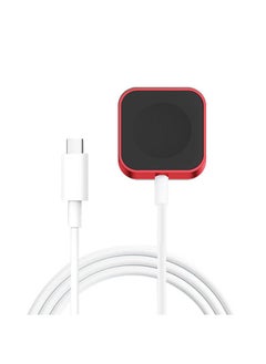 Generic 1 x 5 pcs 5W Magnetic Fast Charger Portable for Apple Watch Red belt line (including packaging) 