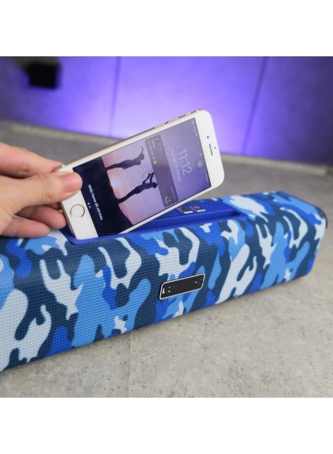 Sub speaker Bluetooth Sound Bar TV Speaker with Battery Charger and Wireless Subwoofer Support Bluetooth Connection USB Micro SD Card - Gaming Speaker Subwoofer Stereo Surround 3.5mm AUX Jack Powerful Bass for PC - Portable Easy to Carry Speakers for PC Travel TV Family Events - Wireless HiFi Long Range Desktop Speaker - Large Subwoofer Bluetooth Speaker - Image 5