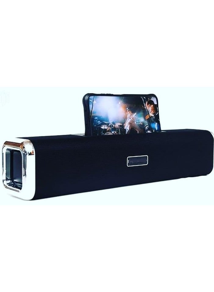 Sub speaker Bluetooth Sound Bar TV Speaker with Battery Charger and Wireless Subwoofer Support Bluetooth Connection USB Micro SD Card - Gaming Speaker Subwoofer Stereo Surround 3.5mm AUX Jack Powerful Bass for PC - Portable Easy to Carry Speakers for PC Travel TV Family Events - Wireless HiFi Long Range Desktop Speaker - Large Subwoofer Bluetooth Speaker - Image 1