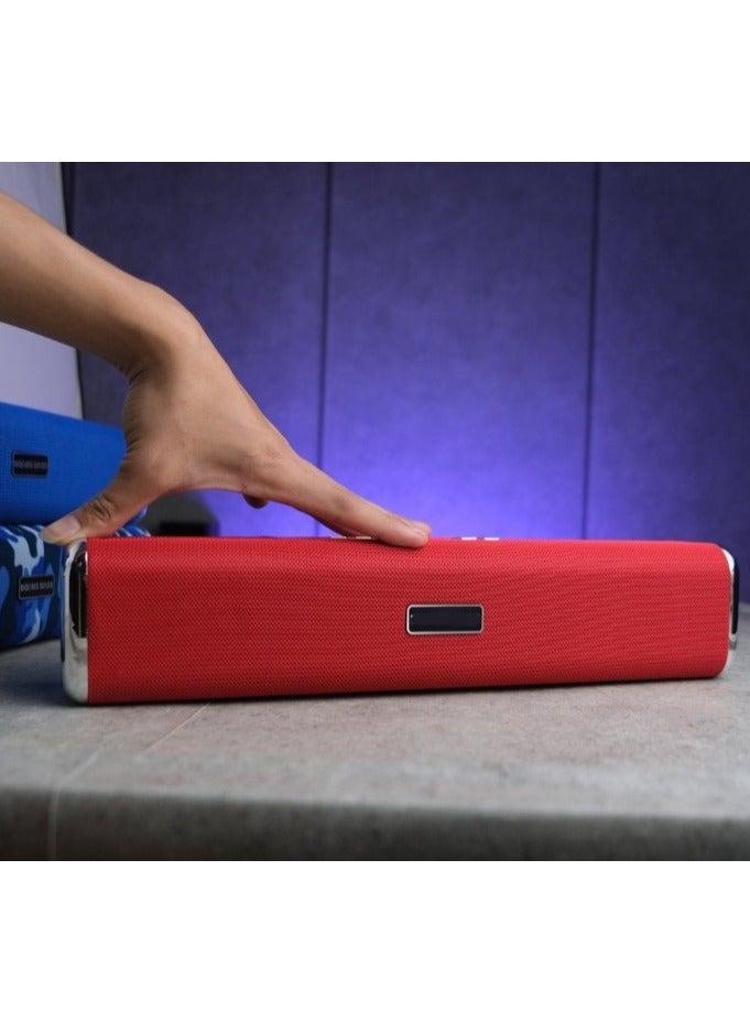 Sub speaker Bluetooth Sound Bar TV Speaker with Battery Charger and Wireless Subwoofer Support Bluetooth Connection USB Micro SD Card - Gaming Speaker Subwoofer Stereo Surround 3.5mm AUX Jack Powerful Bass for PC - Portable Easy to Carry Speakers for PC Travel TV Family Events - Wireless HiFi Long Range Desktop Speaker - Large Subwoofer Bluetooth Speaker - Image 3