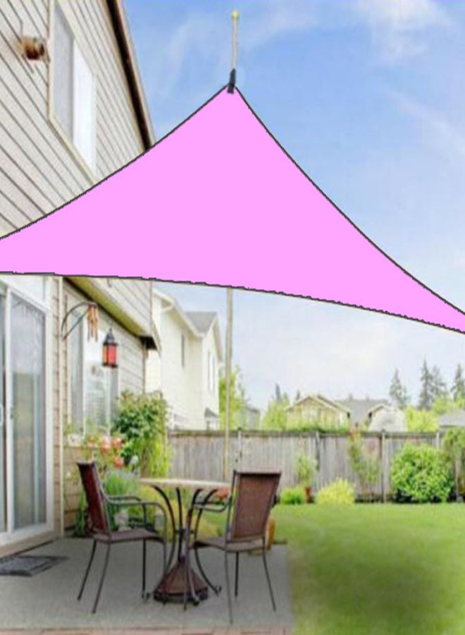 10ft Rain Fly UV Sun Shade Sail Canopy Waterproof Heavy Duty Triangle 210T Polyester Awning Sand Sunshade for Outdoor Patio Garden Backyard Activities - Image 2