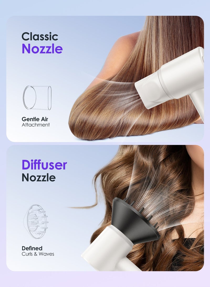 Bopcal Hair Dryer Motor 120000 RPM 500 Millions Negative Ionic Care Blow Dryer for Fast Drying, Professional 120000RPM High-Speed Hairdryer Low Noise Thermo-Control - Image 5