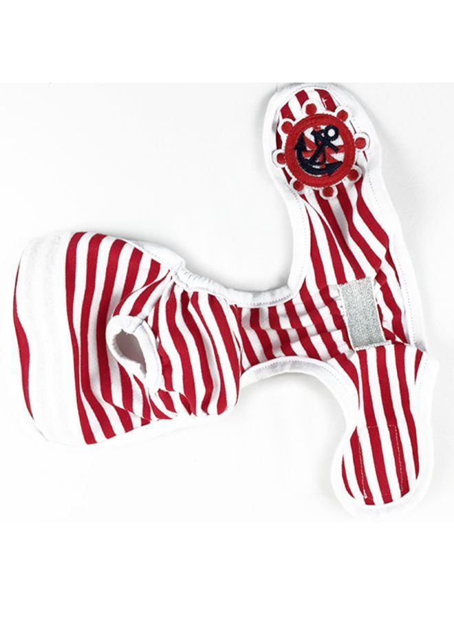 NIBEMINENT Hygiene Washable Female Pet Dog Sanitary Diaper Red 25 x 1.50 25cm - Image 2