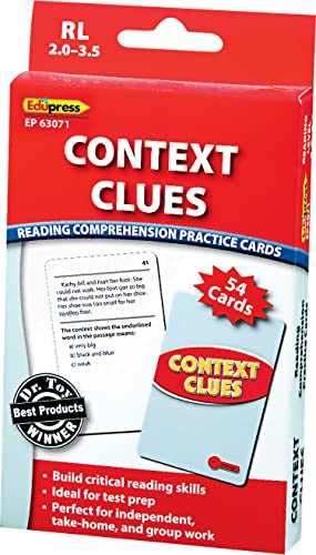 Edupress Reading Comprehension Practice Cards, Context Clues, Red Level (EP63071) - Image 4