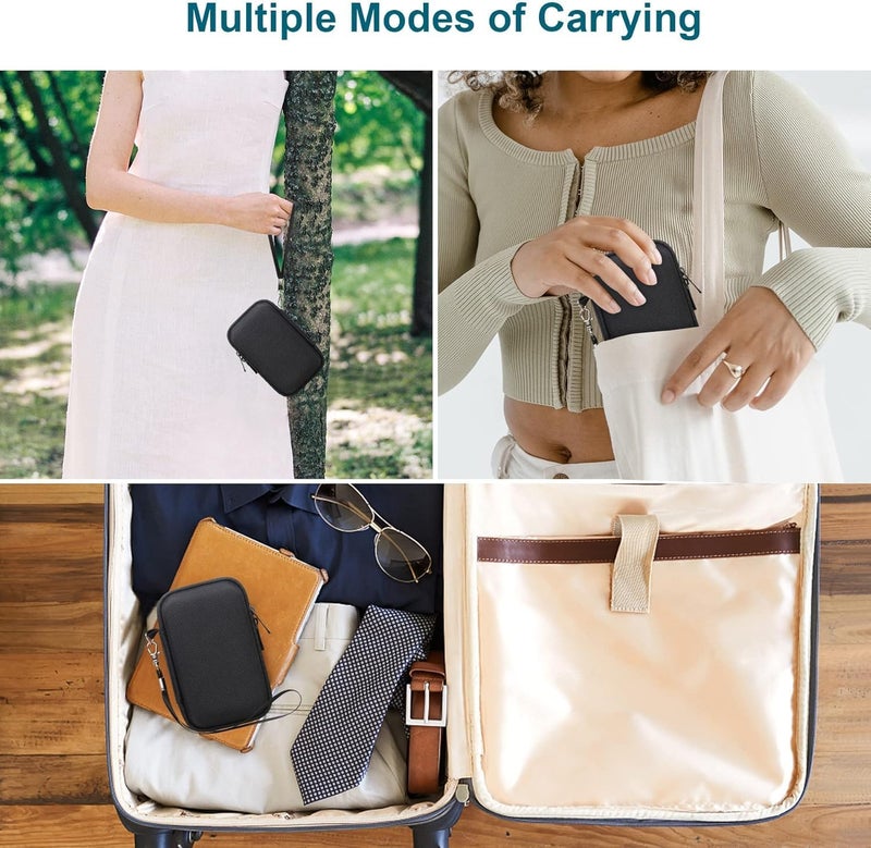 Vertus ® Carrying Case Storage Bag for Sony DSLR Alpha Nex-7 NEX-6 NEX-5 A6500 A6400 A6300 A6000 A5000 ILCE-6500 Digital Camera Travel Case Cover (Hard|Black) - Image 5