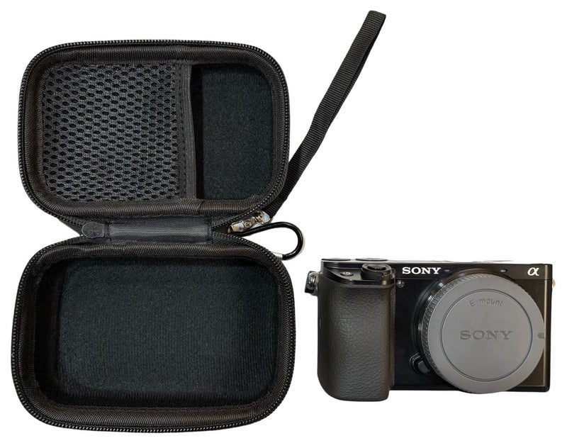 Vertus ® Carrying Case Storage Bag for Sony DSLR Alpha Nex-7 NEX-6 NEX-5 A6500 A6400 A6300 A6000 A5000 ILCE-6500 Digital Camera Travel Case Cover (Hard|Black) - Image 1