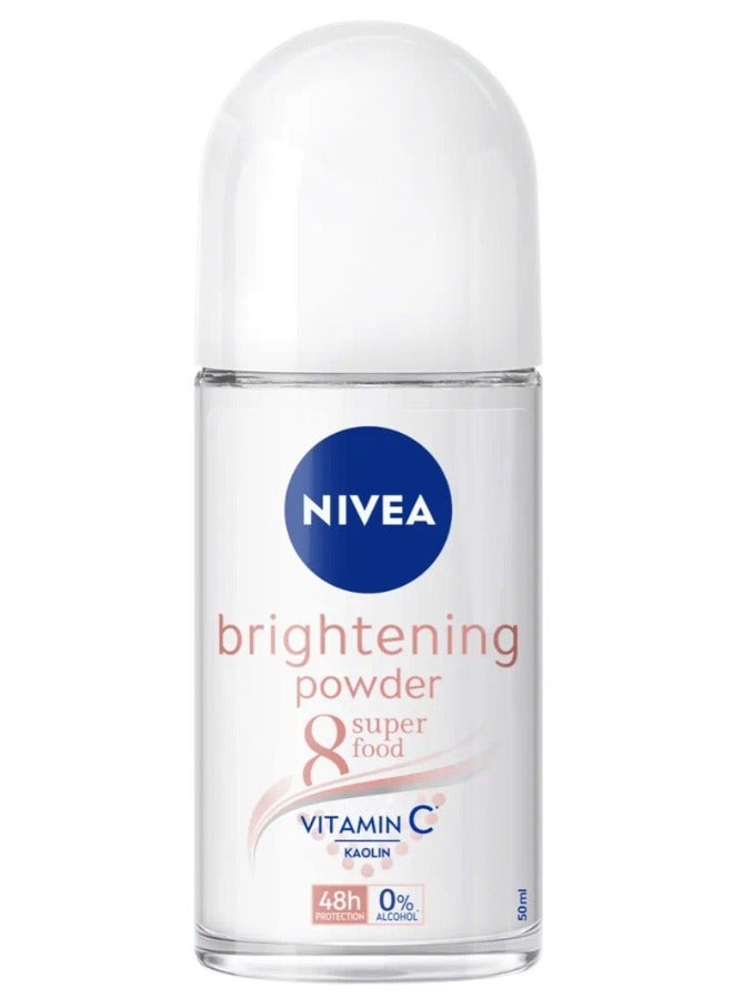 Nivea Nivea  Brightening Powder Super Food Vitamin C ,Roll-on Deodorant ,50Ml - Image 1