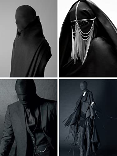 HOMELEX 2 Pieces Full Face Mask, 2nd Skin Masks,Halloween Spandex Hood for Unisex Cloth-Black - Image 3