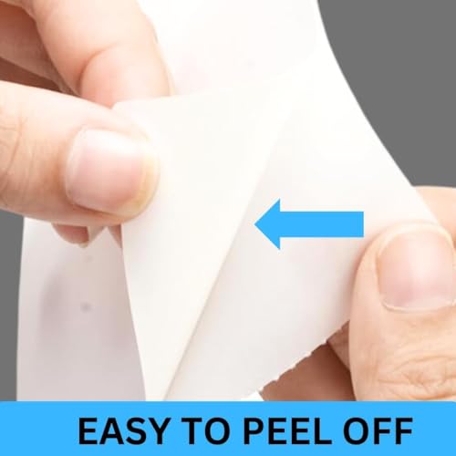 SpiderJuice 1Pc Adhesive Plain White Direct Thermal Labels Stickers Printing Roll Thermal Printer Paper 4" x 6" (100 x 150 mm) Ideal for Flex and E-Commerce Shipping Parcel Barcode and Address Labels - Image 4