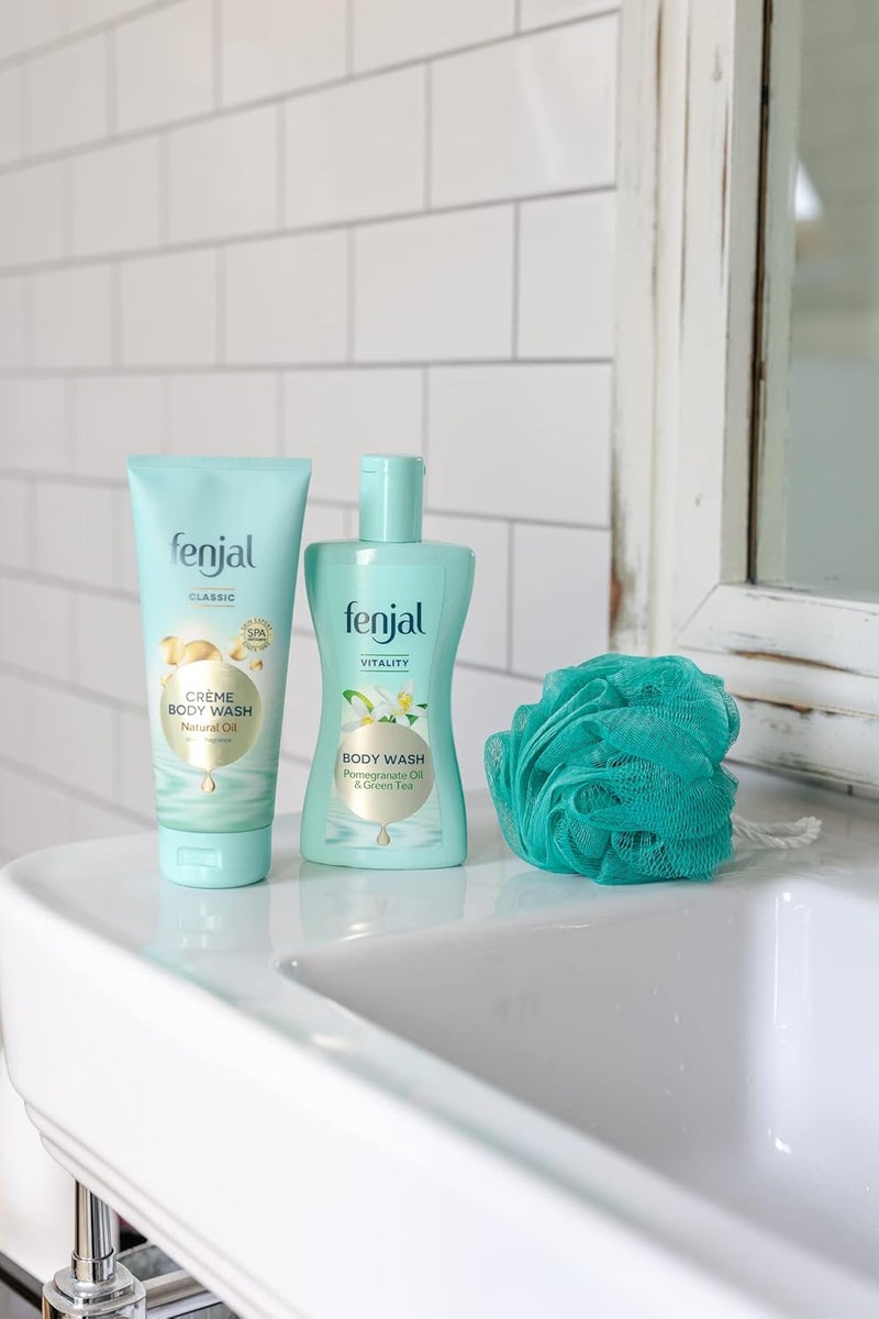 fenjal Vitality Body Wash with Pomegranate Oil & Green Tea - 200 ml - Image 4